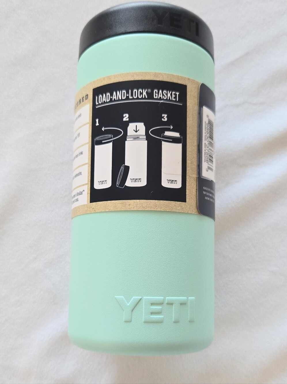 YETI Slimcan 12oz. Rambler Slipcover Can Holder Mint Green